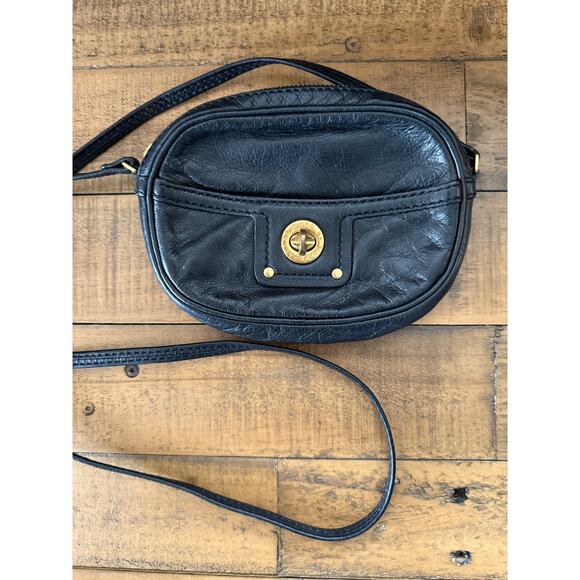 MARC by MARC JACOBS Small Black Leather Crossbody Bag - Picture 3 of 13